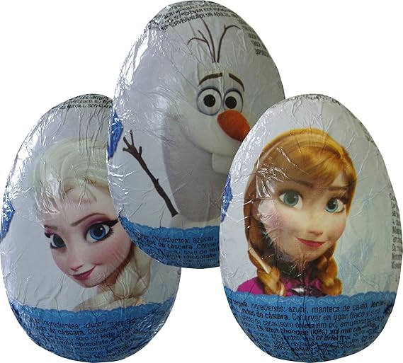 Disney's Frozen Chocolate Surprise Eggs (Pack of 3) Amazon.co.uk Grocery