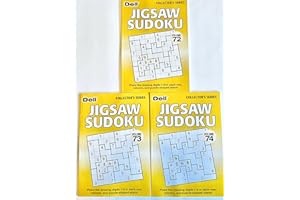 DELL COLLECTOR'S SERIES Volumes 72, 73, and 74 of The Jigsaw Sudoku from The Dell Collectors Series (Penny Press)