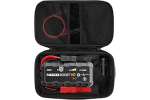 Gleegi EVA Protection Storage Case Compatible with NOCO Boost HD GB70/Boost X GBX75 UltraSafe Car Battery Jump Starter, Portable Carrying Case for Car Battery Booster