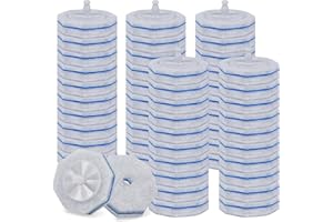 DXEKOLX Disposable Toilet Bowl Wand Refills for Clorox, 50 Pcs - Compatible with Clorox Toilet Wand Refills, Hygienic Scrubber Heads for Bathroom Cleaning