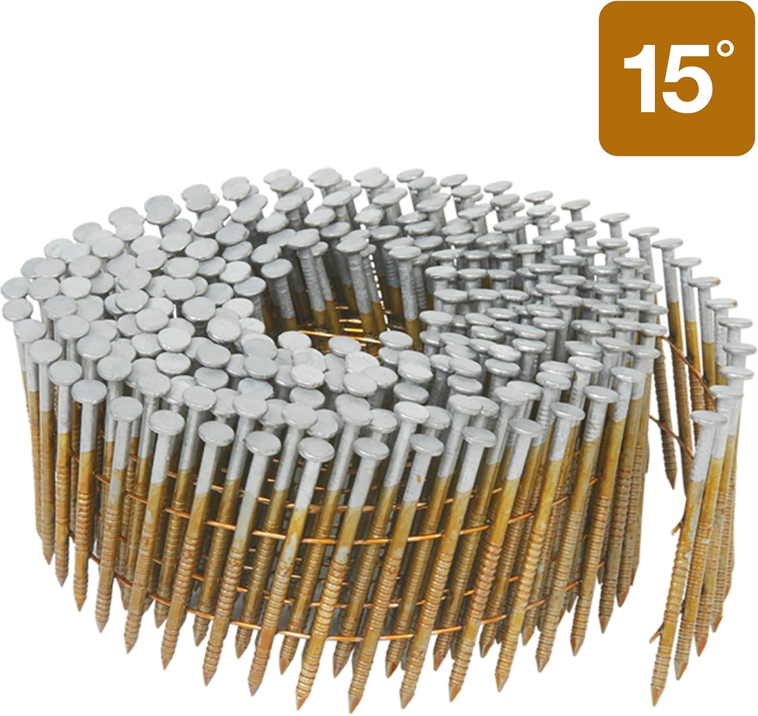 Metabo HPT Siding Nails, 2-Inch x .092-Inch, Collated Wire Coil, Full Round Head, Ring Shank, Hot-Dipped Galvanized, 3600 Count (13365HHPT)