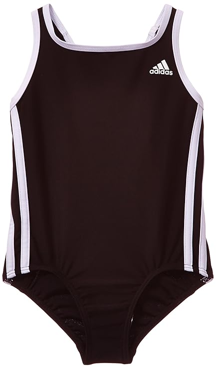 adidas Mädchen Badeanzug 3-Streifen