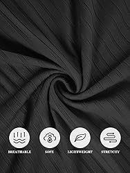 Runcati Men's Workout Tank Tops Sleeveless Ribbed