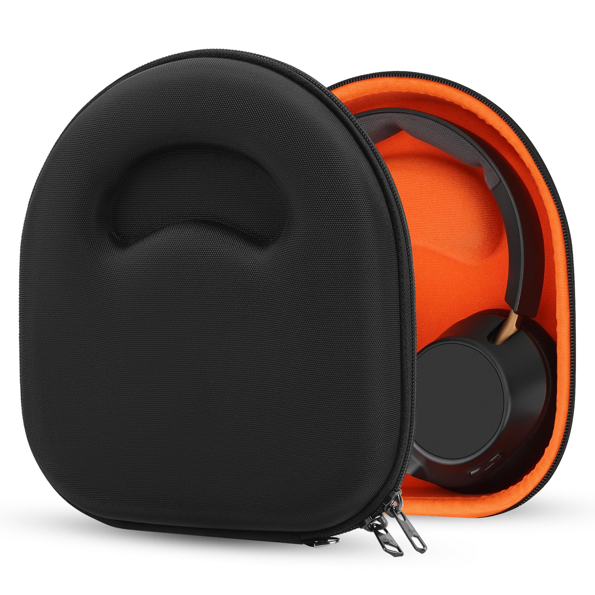 Geekria Shield Headphones Case Compatible with Plantronics BACKBEAT GO810, BLACKWIRE 3300, BACKBEAT PRO2, Replacement Hard Shell Travel Carrying Bag with Accessories Storage (Black)