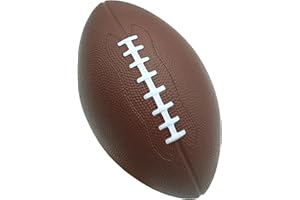 LMC Products Brown Foam Football for Kids - 9 ½ inch Foam Football, Soft Kids Ball
