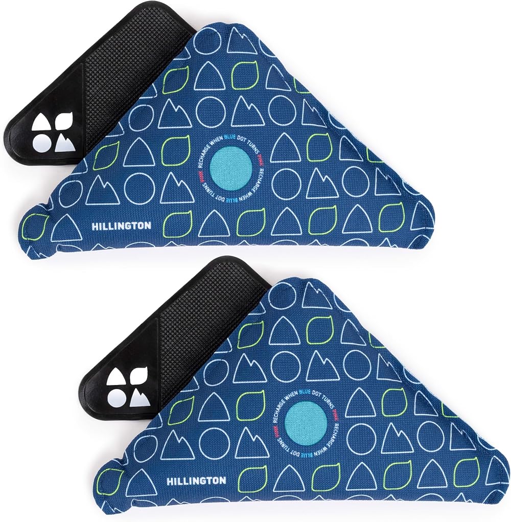 Hillington Reusable Triangle Car Dehumidifier Bags 450g 2-Pack