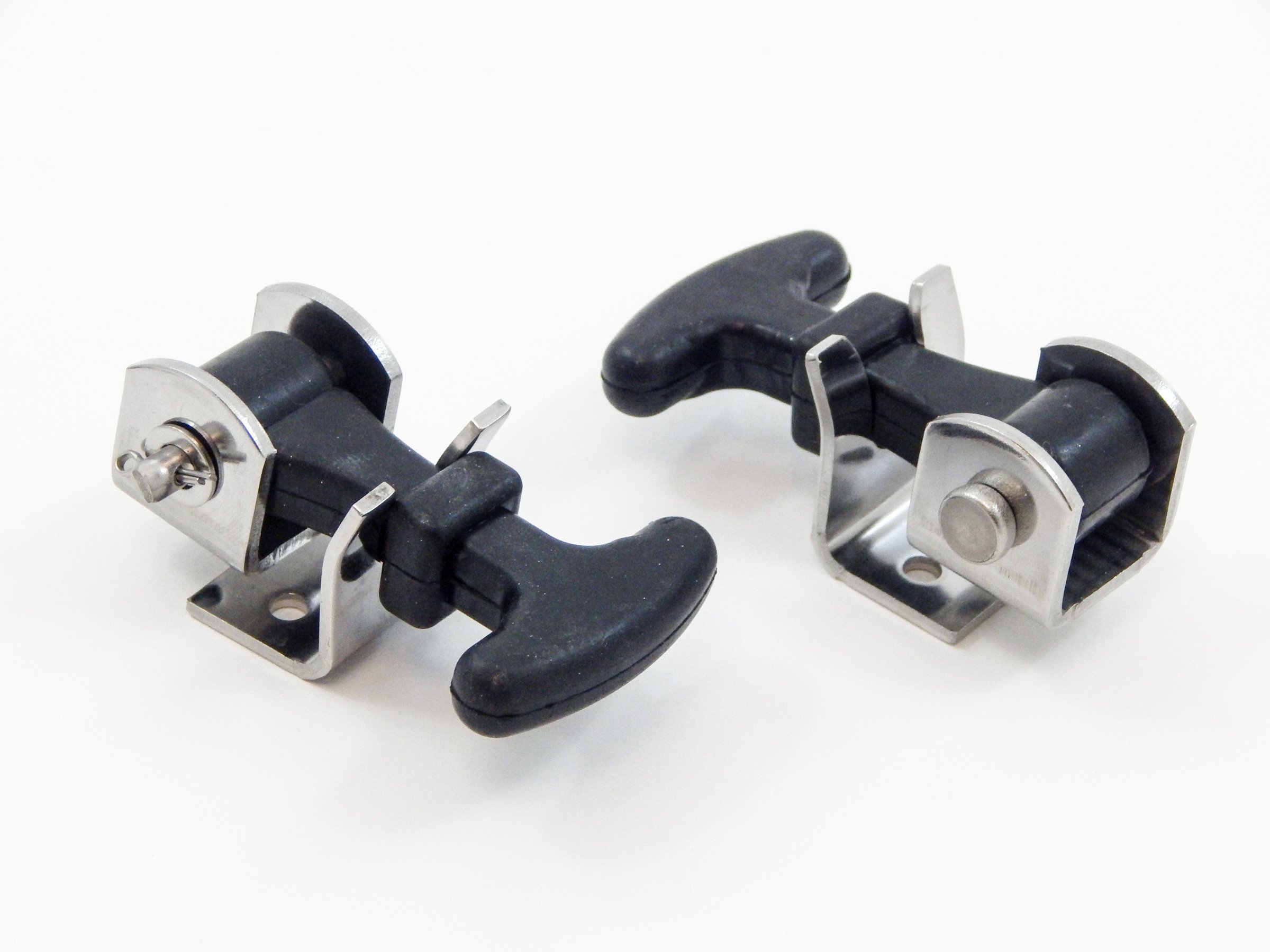 Galleon 2 Piece Kit Rubber T Handle Latch Catch HoldDown 2.5 Inch Mini Easy Grip Draw