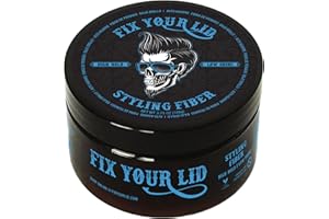 Fix Your Lid-Hair Styling Fiber for Men's and Boys' Short, Choppy Hair Types with High Hold and Low Shine, Infused with Pleasant Citrus Scent, Paraben and Phthalate Free,3.5 oz