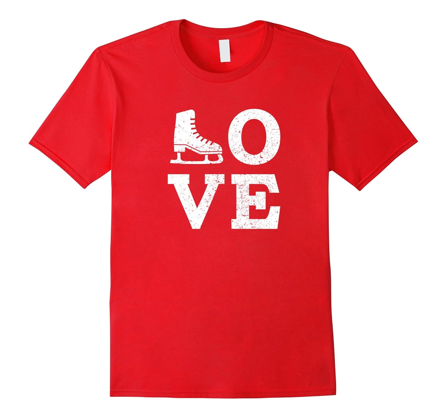 I Love Ice Skating Christmas T-Shirt Funny-Rose