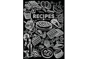 Recipes: Blank Recipe Book to Write In your own Recipes | Fill in your Favorite Recipes in this Empty Cookbook | Lovely Gift