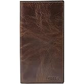 Fossil Men's Leather Executive Checkbook Wallet | Checkbook