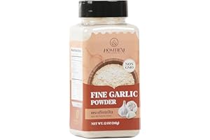 Homtiem Garlic Powder 12 Oz (340g), Culinary Grade, Garlic Powder Seasoning for Cooking, Garlic Powder Spice, Vegan, Gluten Free, Non-GMO, Non Synthetic - 100% Pure Garlic Powder