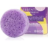 Spongelle Lavender Essentials Body Buffer | Bath &amp; Shower Loofah for Women | Cleanse, Exfoliate, and Nourish in one Easy Step | Cruelty-Free, Vegan, Dermatologist-Tested, Made in USA