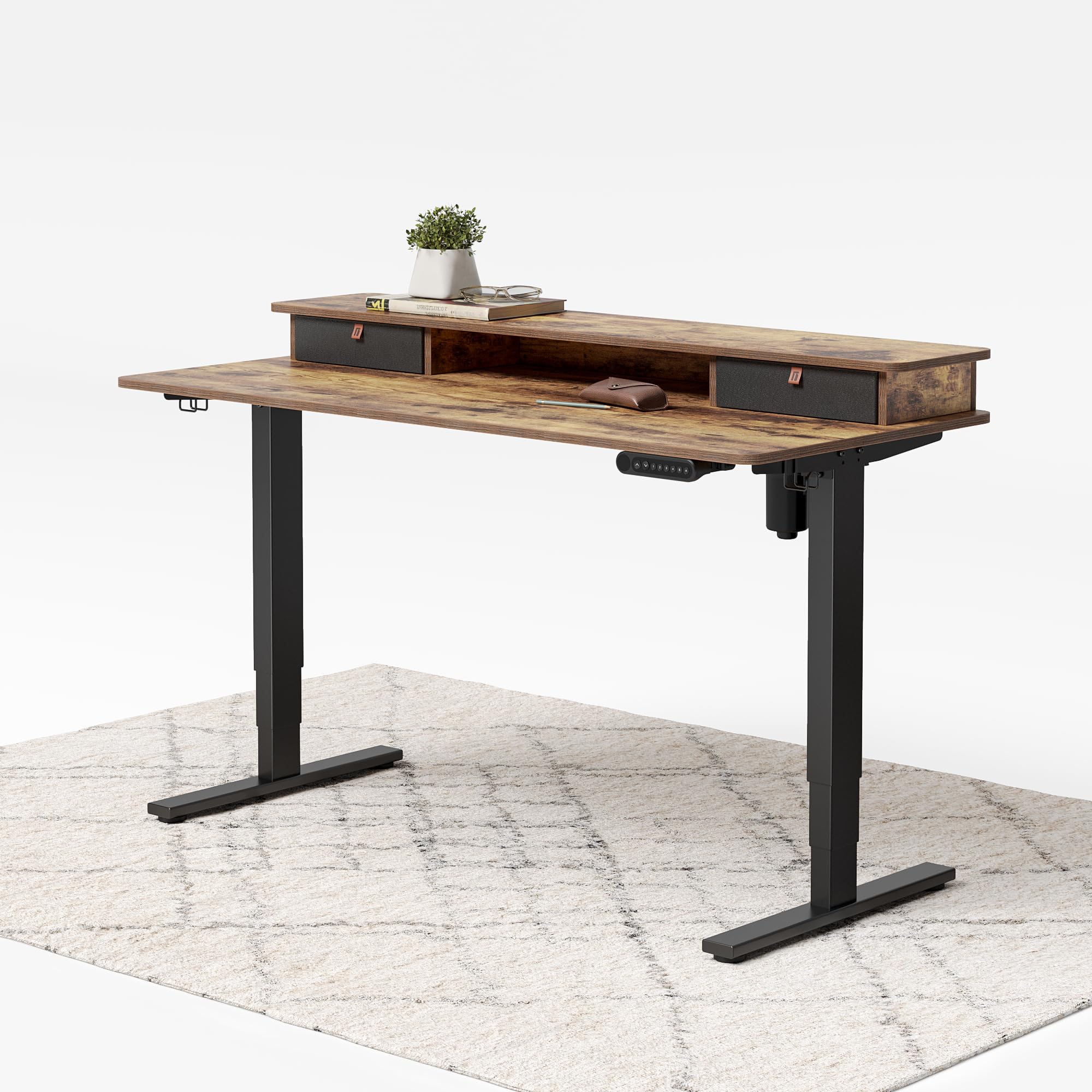 FEZIBO 55 x 24 Inch Whole-Piece Height Adjustable