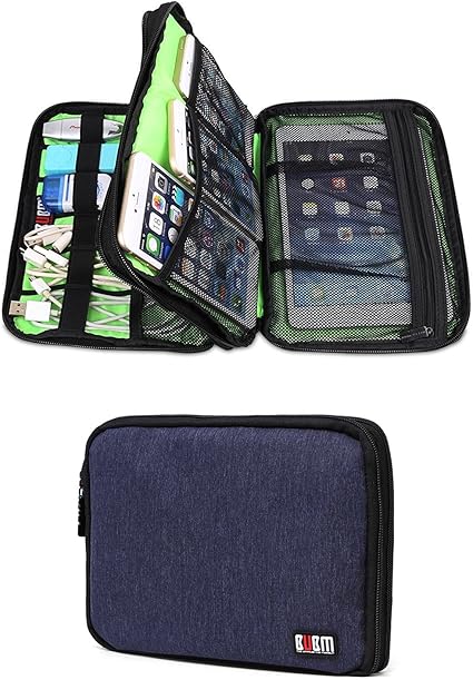 Amazon Bubm 収納ポーチ Pc周辺機器整理ケース 二重撥水防滴ポッチ デジモノアクセサリ固定ツール タブレットケース 通販