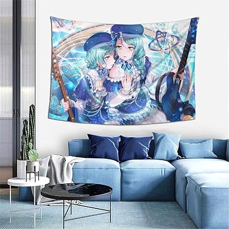 Amazon Co Jp 氷川紗夜 4 タペストリー 装飾用品 景 布ポスター おしゃれ 壁飾り インテリア 掛けぶとん 布 パーティー リビング 窓 お部屋 壁掛け布 和室 壁掛け 個性 新居祝い ギフト ホーム キッチン