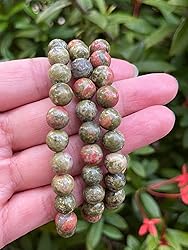 Unakite Crystal Bead Bracelet 8mm, Wholesale