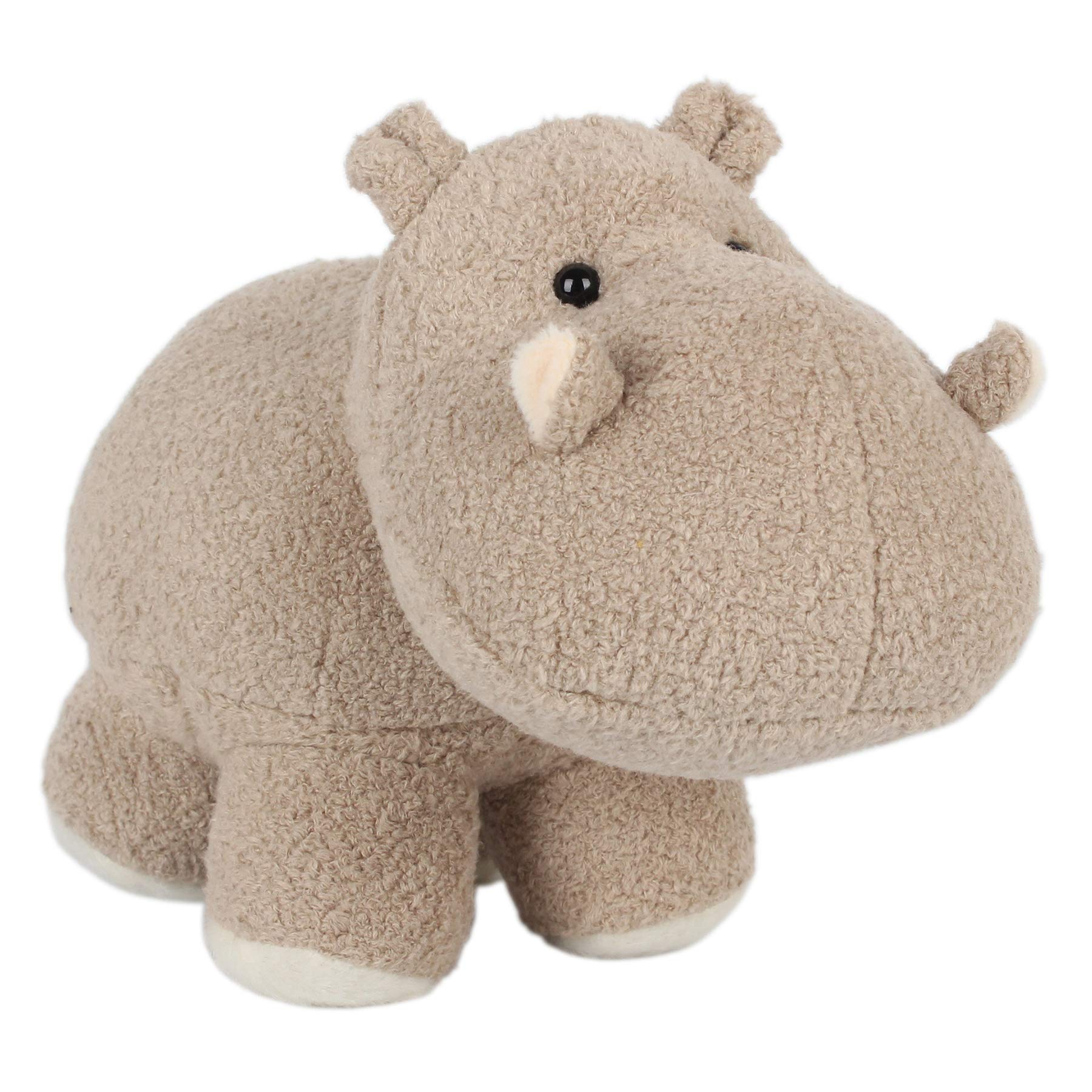 Yxian Plush New Hippo Elephant Cartoon Plush Toy Cute Animal Doll Children party Christmas halloween house decoration Multiplayer Interactive Game (Beige/Hippo)