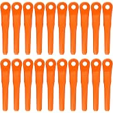 20Pcs Plastic Blades for Stihl PolyCut 6-2, Replace 4002-007-1000, Orange | Enlarged Aperture, Fits Stihl PolyCut 6-3, 18-2, 28-2, 48-2, 7-3, 20-3, 41-3, 12-2 Trimmer Heads