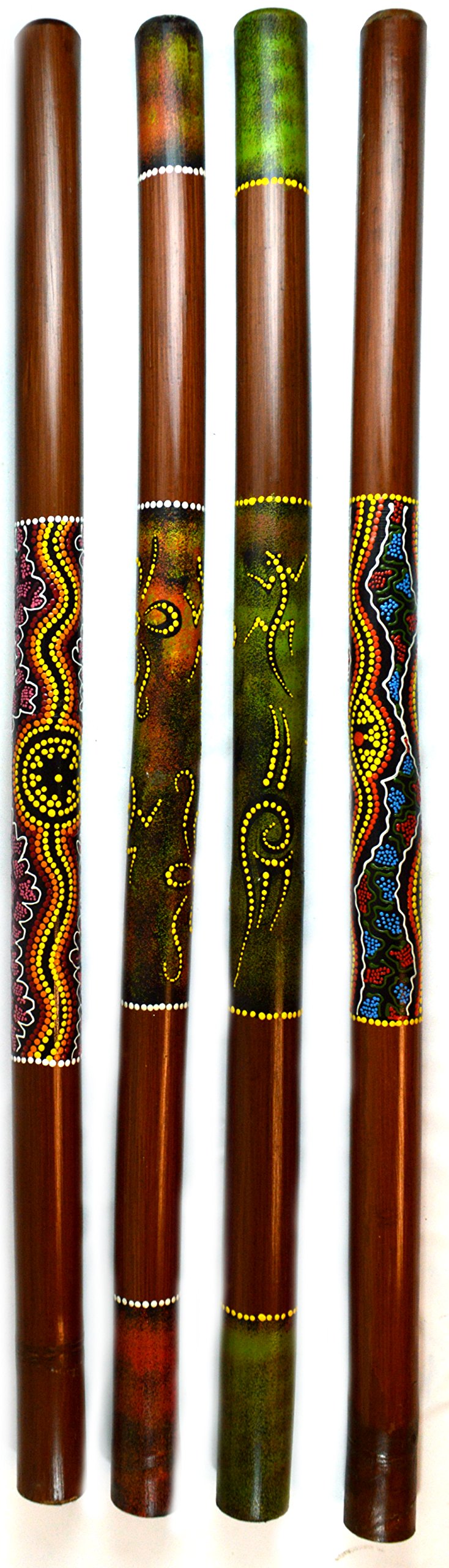 Buy 47" DJEMBE O HAND CARVED AFRICAN DIDGERIDOO DIDJERIDU ABORIGINAL