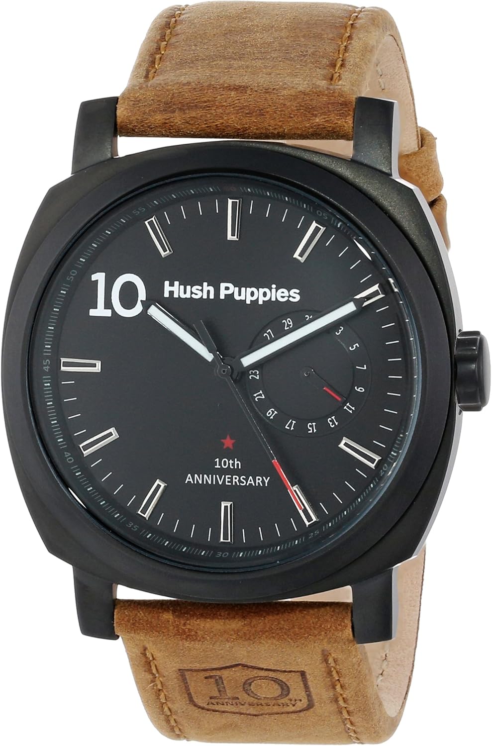 Hush Puppies 10th Anniversary Men's Automatic Watch with Black Dial