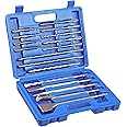 AIMLENTOOL 17PCS SDS Plus Rotary Hammer Drill Bits and Chisel Set, Carbide-Tipped Concrete Masonry Drill Bits and Chisels Set for Concrete, Stone, Brick, with Portable Storage Case