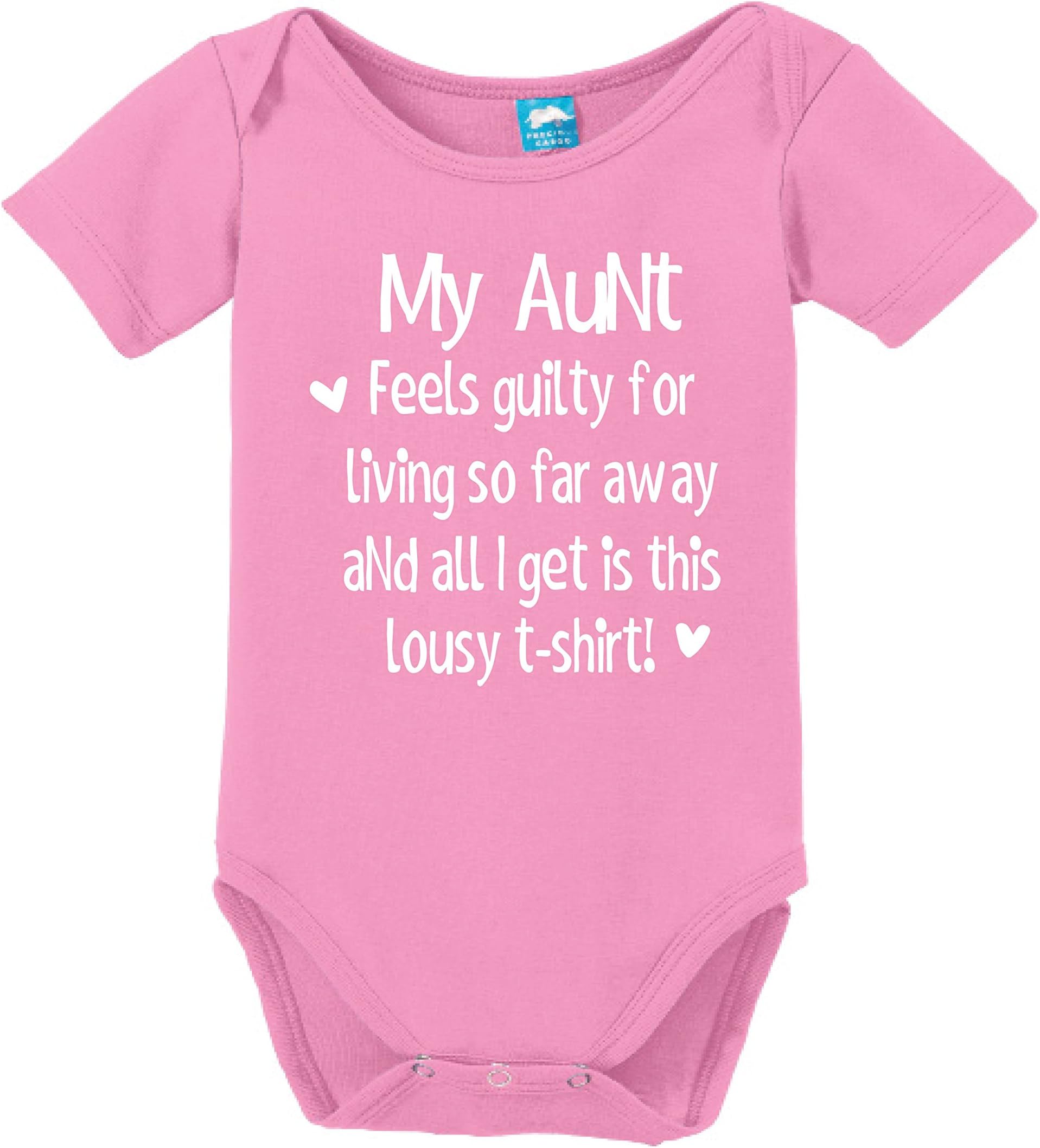 Sod Uniforms My Aunt Feels Guilty Printed Baby Romper