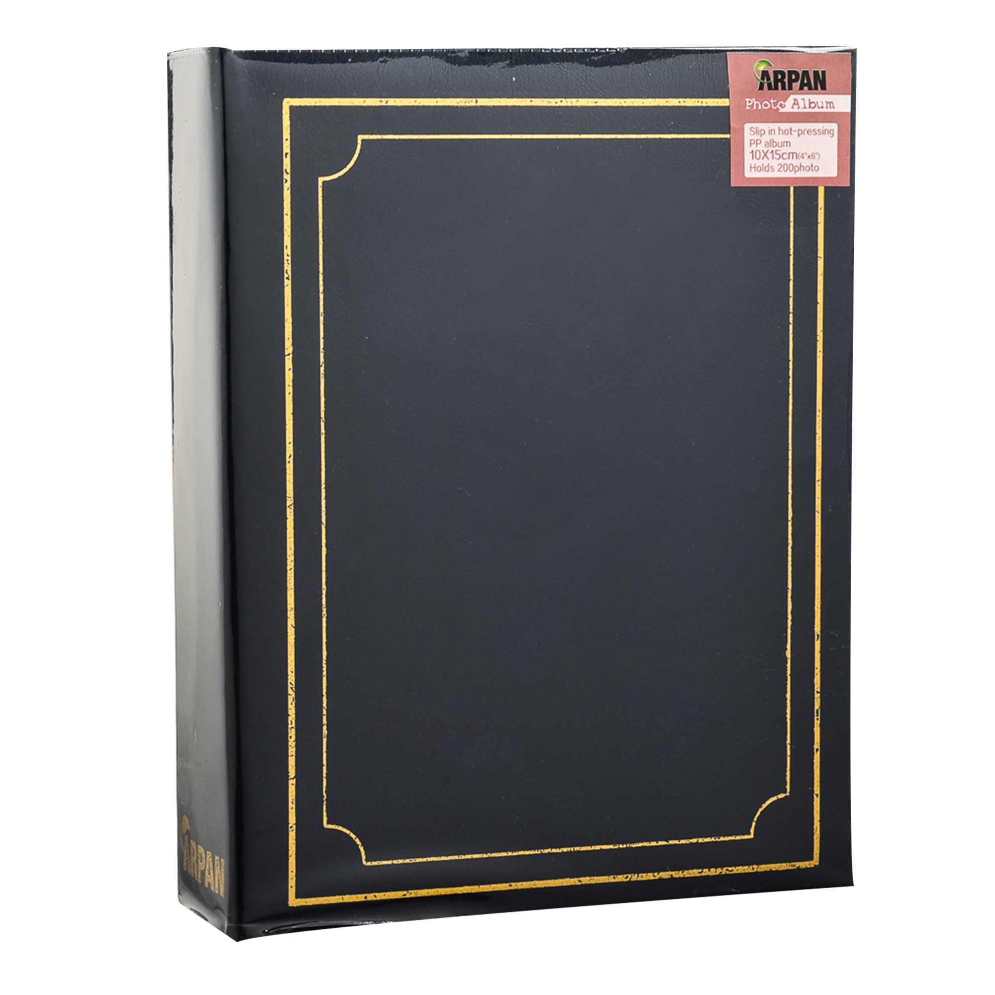 Photo Album 6x4 by Arpan – Slip-In Photo Album Book with Writing Space | Holds 200 Photos, Family Album with Memo Area | 6x4 Photo Albums for Events, Travel & Memories – (Blue) — image 1