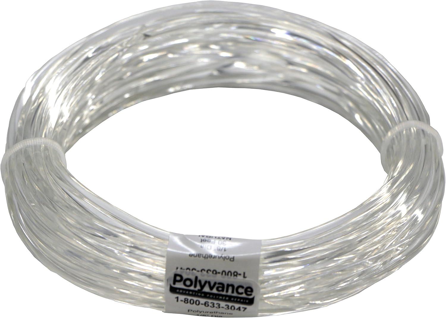 Polyurethane Plastic Welding Rod, 1/8 in. diameter, 30 ft, Natural