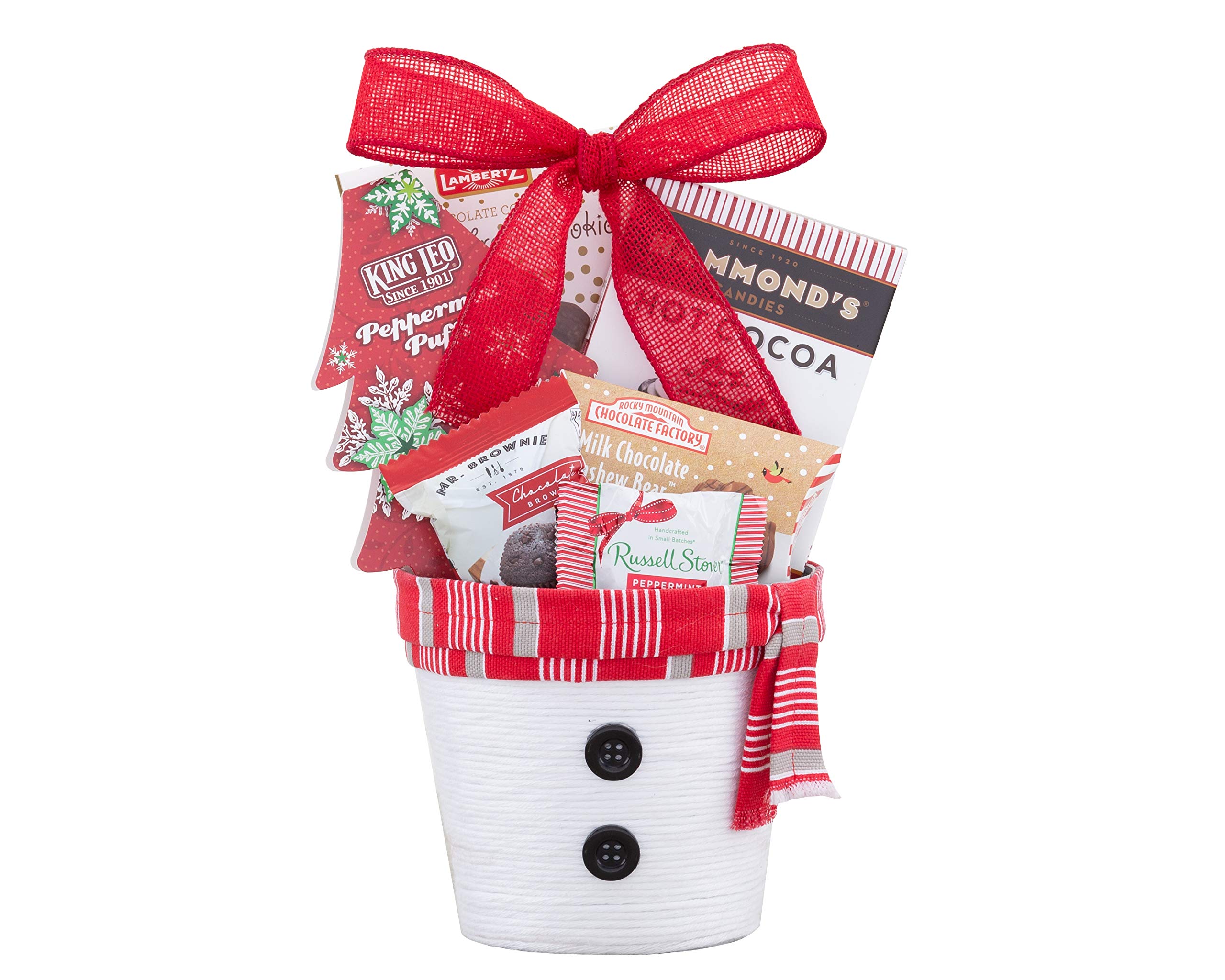 Christmas Handmade Chocolate Gift Baskets Winter Sweets Gift Basket