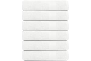 TEXCRAFT Premium Bath Towel Set, 24 x 46 Pack of 6 100% Cotton Terry Towels for Bathroom, Quick Dry, Highly Absorbent, Soft Feel, for Shower, Pool, Spa, Gym, Hand Towel for Daily Use - White