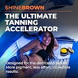 BYROKKO Shine Brown Tanning Accelerator 210ml Fast Bronzing Cream Sunbed view 2