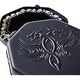 Dice Tray for DND and RPG - Beautiful Twin Dragon Design - Perfect Rolling Tray to Protect Your Dice for D&D - Compatible with Dungeons and Dragons and Other RPG