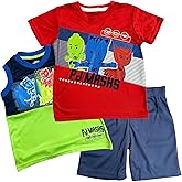 PJ Masks Boys' 3 Piece Short Set (Toddler/Kid)