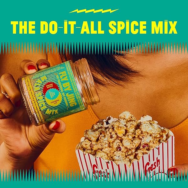 FLYBYJING MALA SPICE MIX, SPICY TINGLY WARM, VERSATILE AS A SEASONING, MARINADE, SPICE RUB AND MORE, ALL-NATURAL VEGAN GLUTEN FREE, UNIQUE BLEND OF SICHUAN PEPPER, SALT, SUGAR, SPICES 3.5OZ (PACK OF 1)