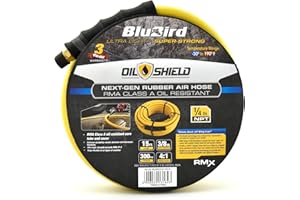 BLUBIRD OilShield Next-Gen Air Hoses (3/8" x 15')