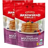 Arrowhead Mills Multigrain Pancake and Waffle Mix, 22 oz (Pack of 2)