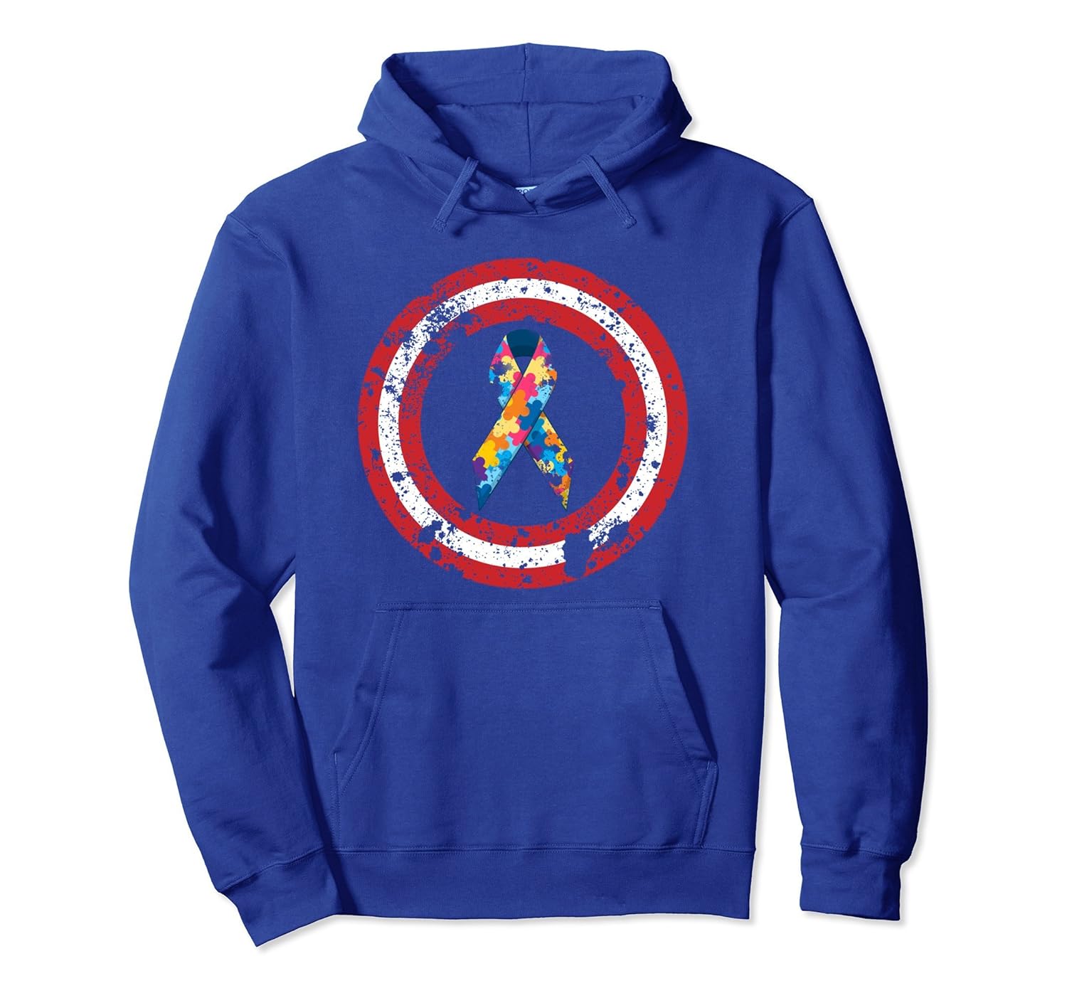 Captain Autism Superhero - Autism Awareness Pullover hoodie-anz