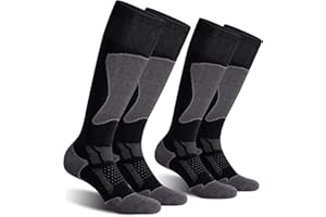 CS CELERSPORT 2/3/4 Pack Ski Socks for Men and Women Skiing, Snowboarding, Winter Performance Socks