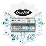 ChapStick Total Hydration Soothing Oasis and Coconut Hydration Flavored Lip Balm Snowflake Gift Set, Lip Care - 0.12 Oz Each