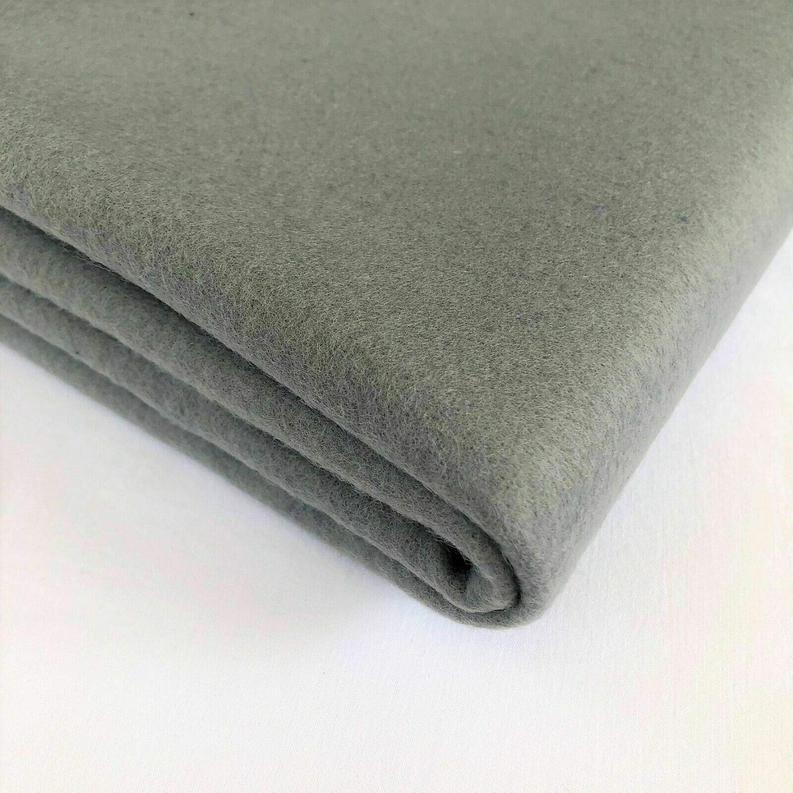 Craft Felt Fabric Acrylic Material Art Sewing Festive Decorations 150cm Wide Multi Purpose Fabric Available in 10 Colours (Grey, 1 Meter)