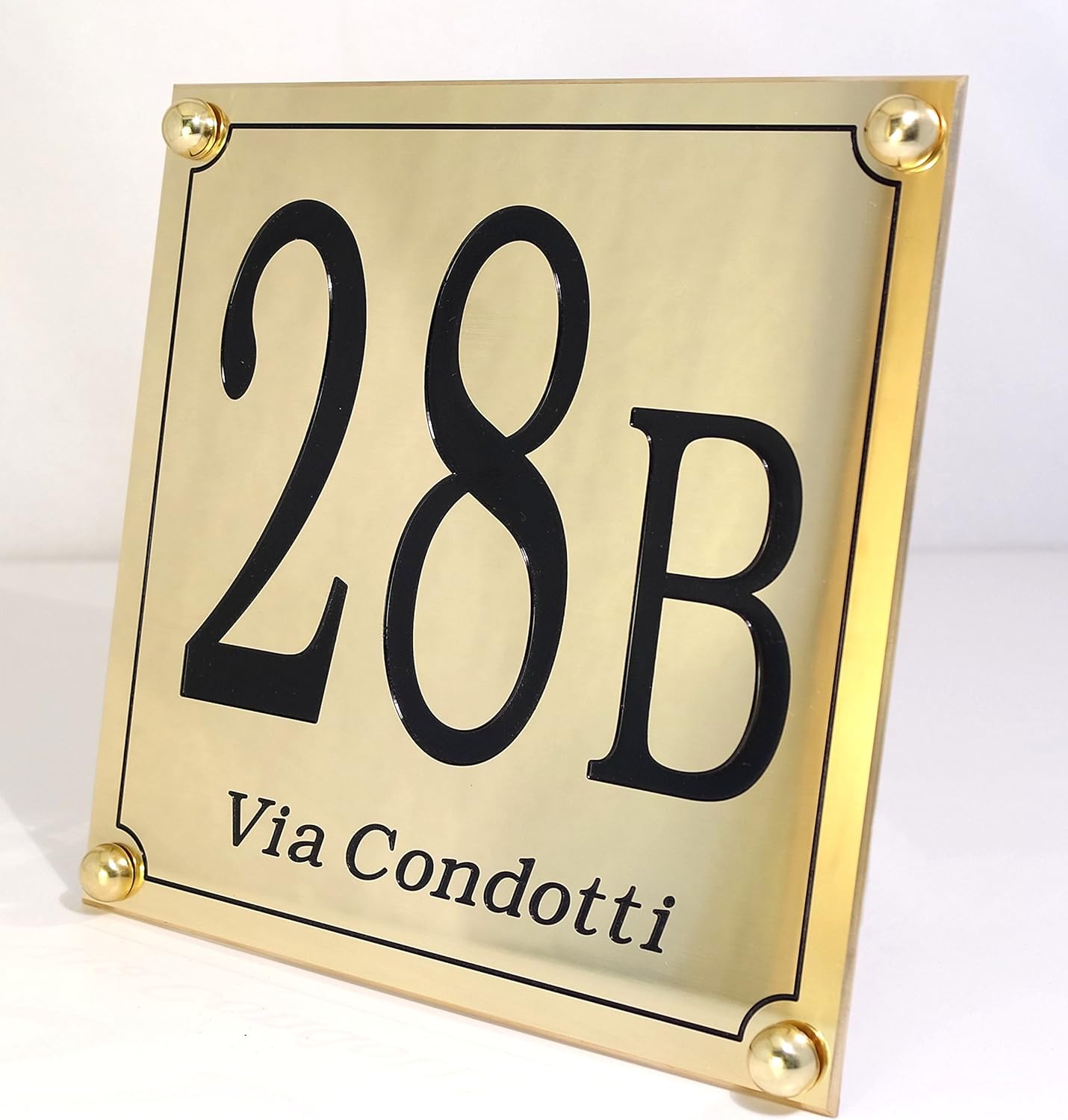 indirizzi e segnaletica Nomi MargineBordo Numero