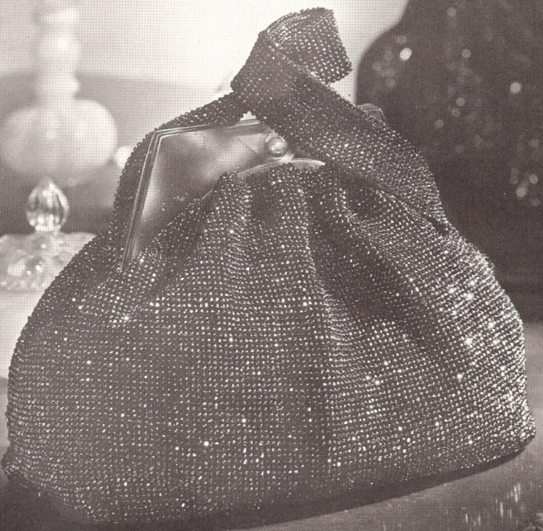 crochet beaded bag pattern