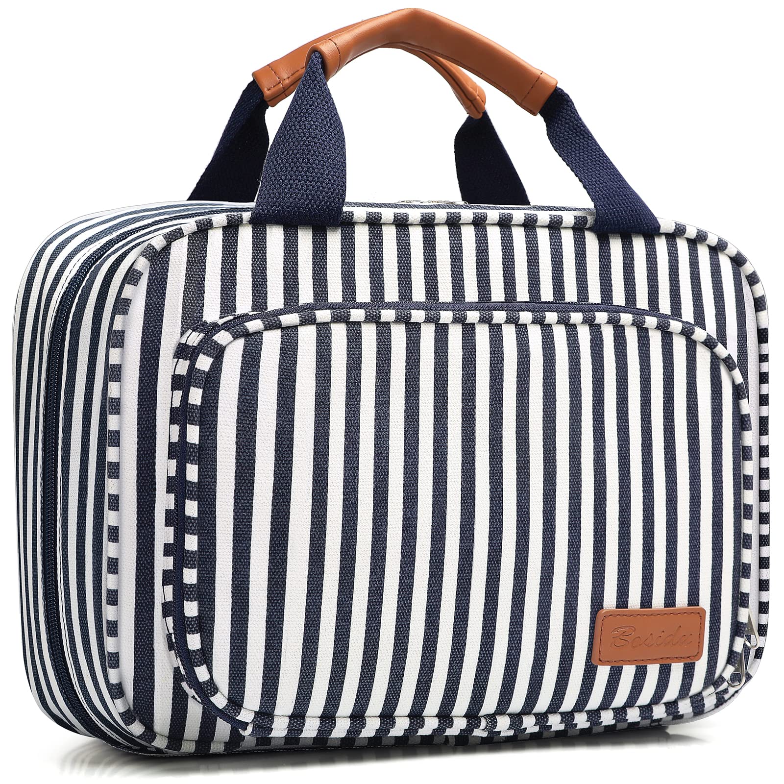 Hanging Travel Toiletry Bag,Large Capacity Cosmetic Travel Toiletry Organizer for Women with 4 Compartments & 1 Sturdy Hook,Perfect for Travel/Daily Use/Christmas