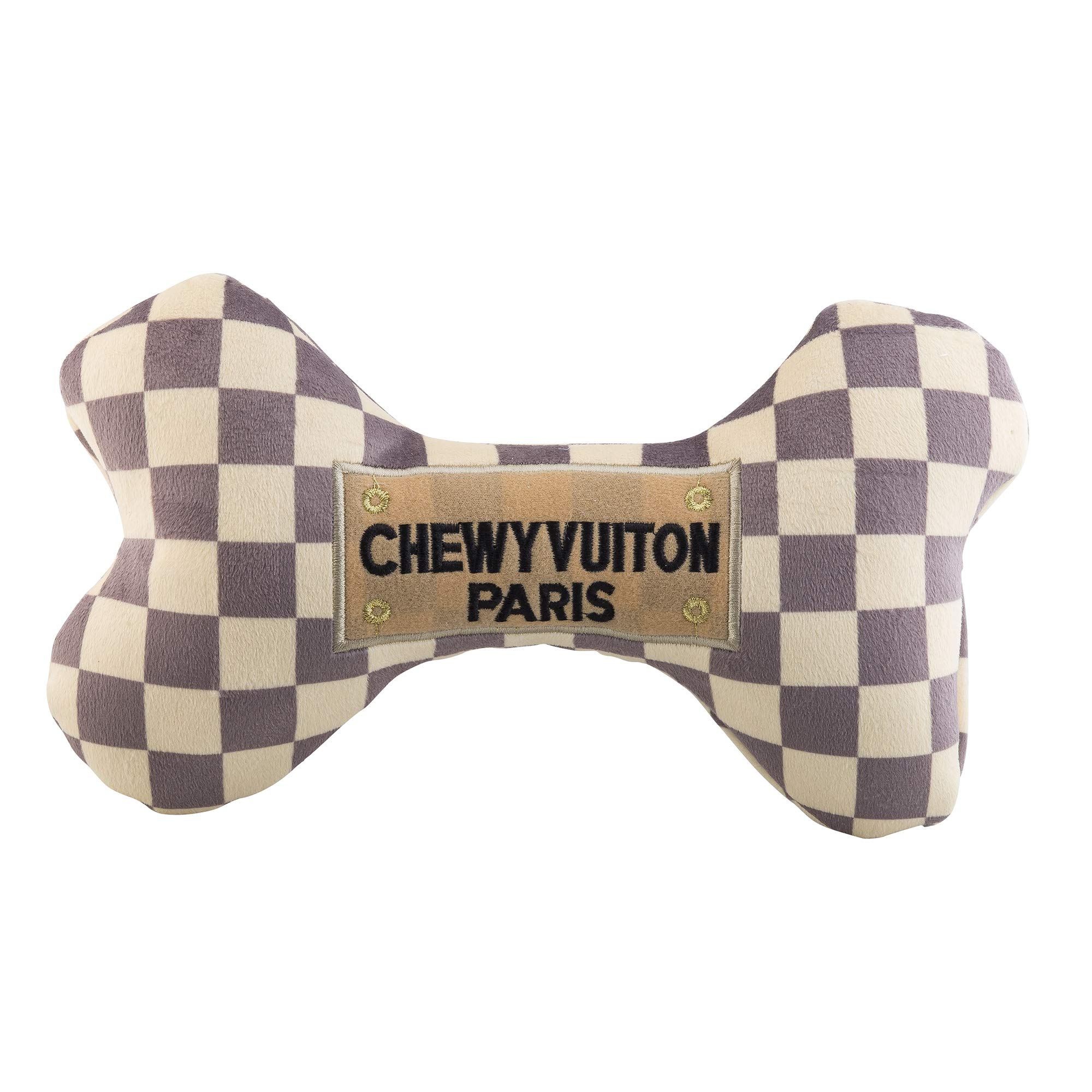 Haute Diggity Dog HDD-008-XL Checker Chewy Vuitton Bone, X-Large