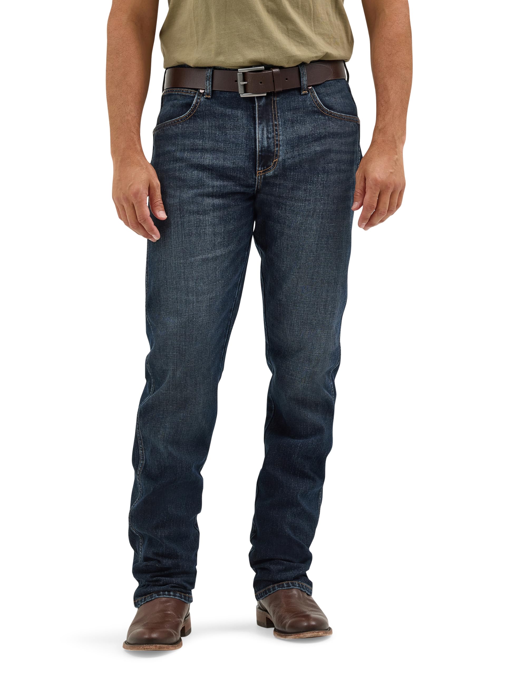 Wrangler Men’s Retro Slim Fit Straight Leg Jeans, Tilden, 42W x 32L