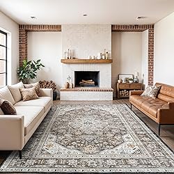 HILORUUG Washable Area Rug 9x12 - Bedroom Living
