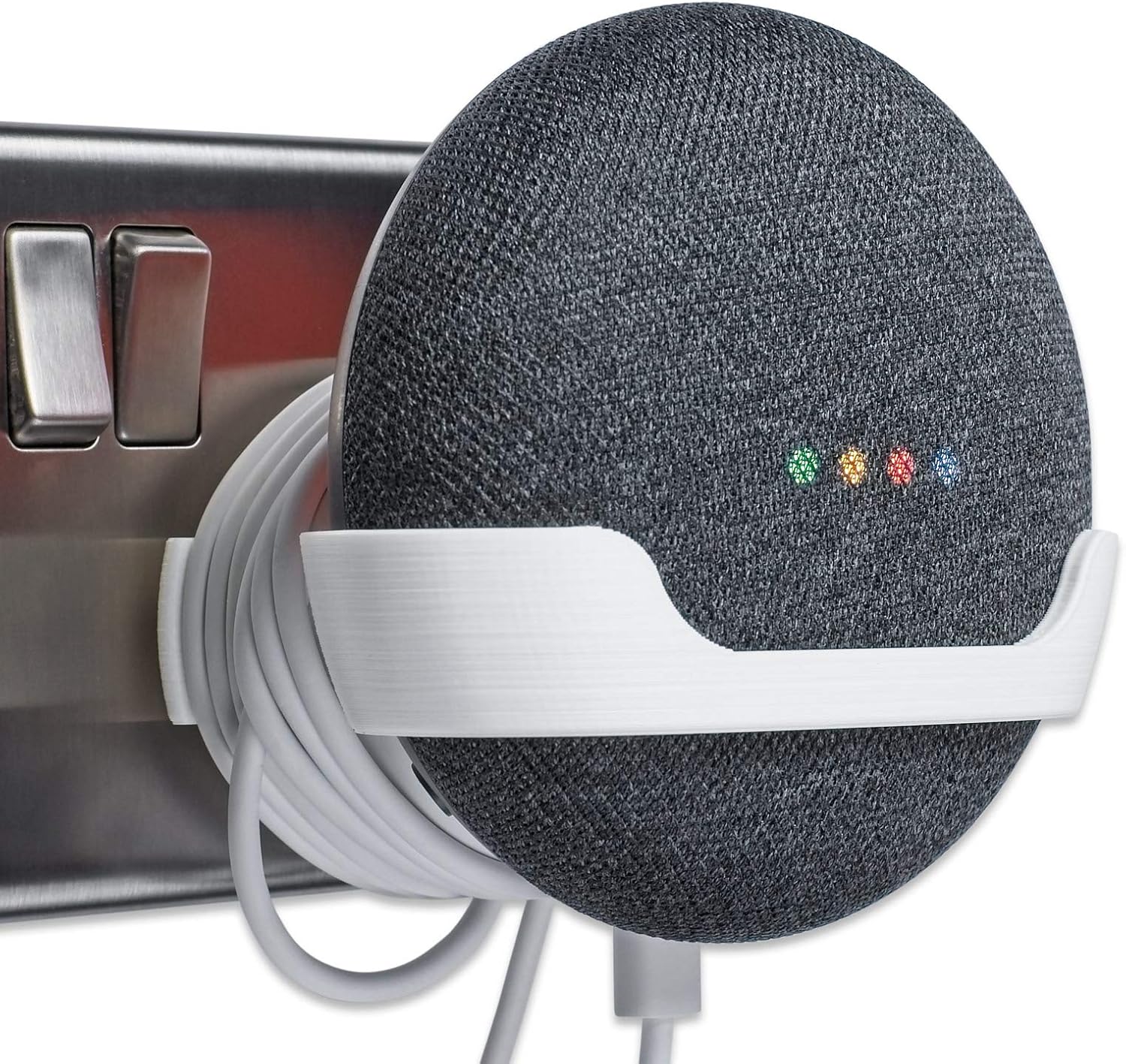 google home mini power socket mount