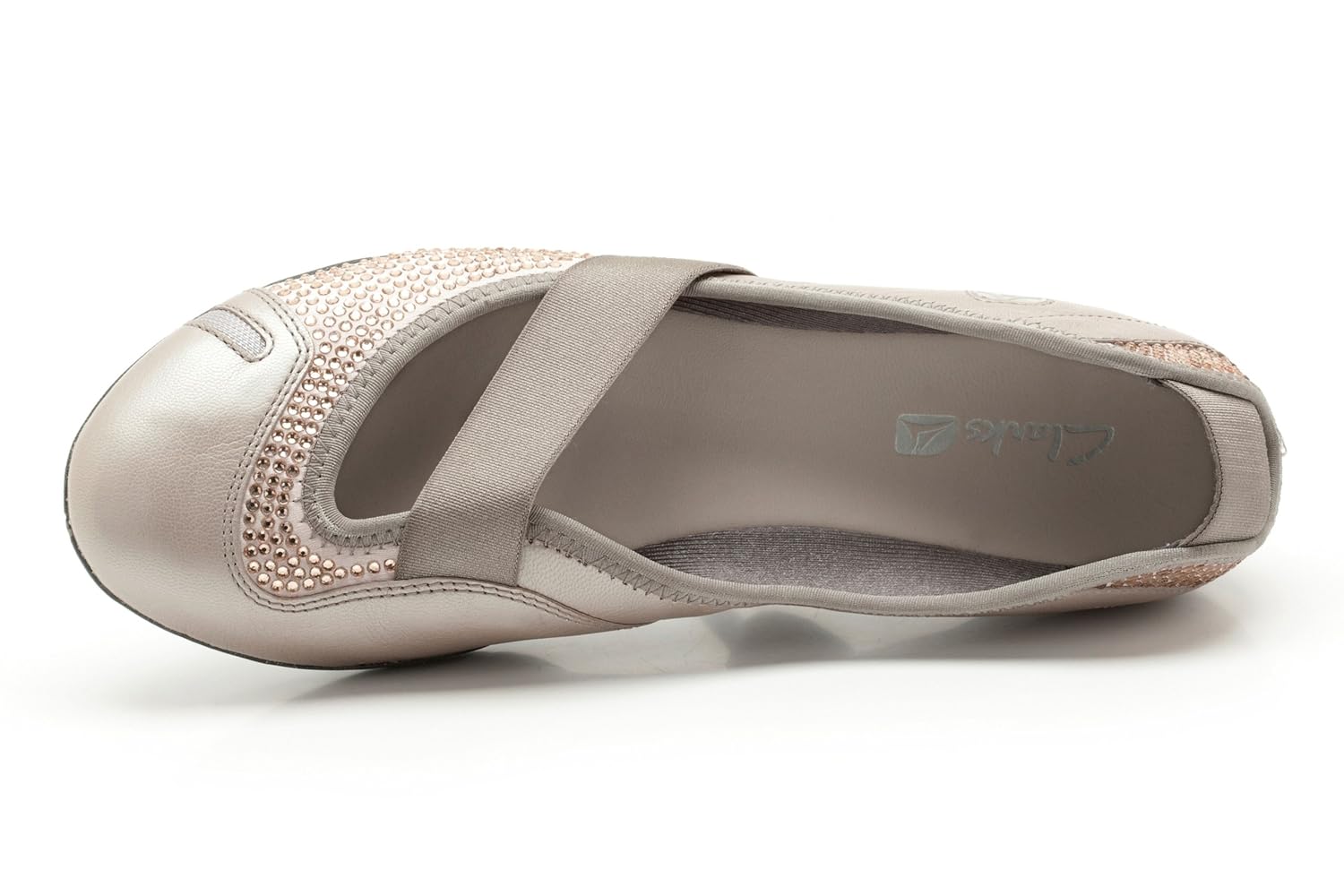 clarks idyllic pump pale blue