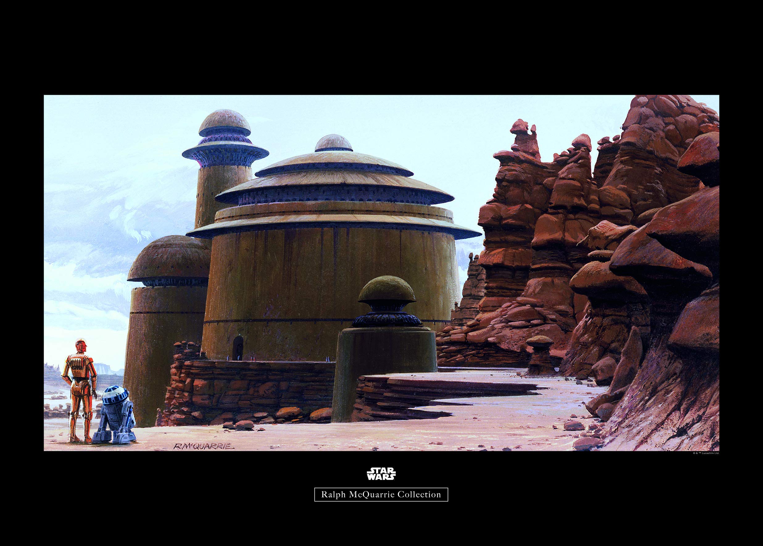 Komar Wall Picture | Star Wars Classic RMQ Jabbas Palace | Children's Room, Teenager's Room, Decoration, Art Print | Without Frame | WB150-70 x 50 cm | Size: 70 x 50 cm (W x H)